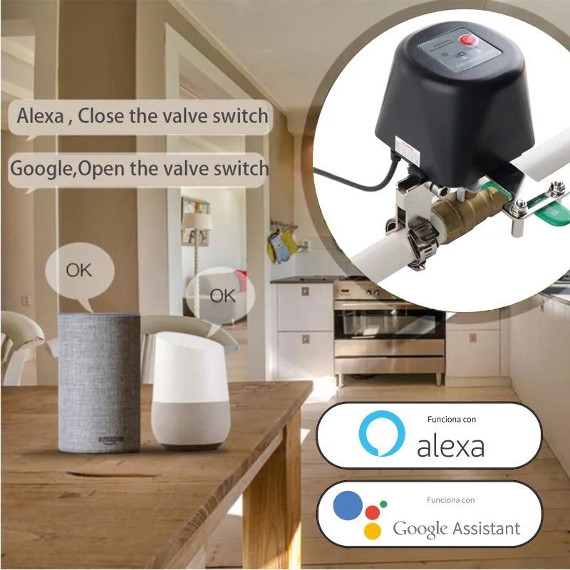 Tuya Smart WiFi Water Valve Zigbee Gas Valve Timer Garden Smart Faucet Controlle