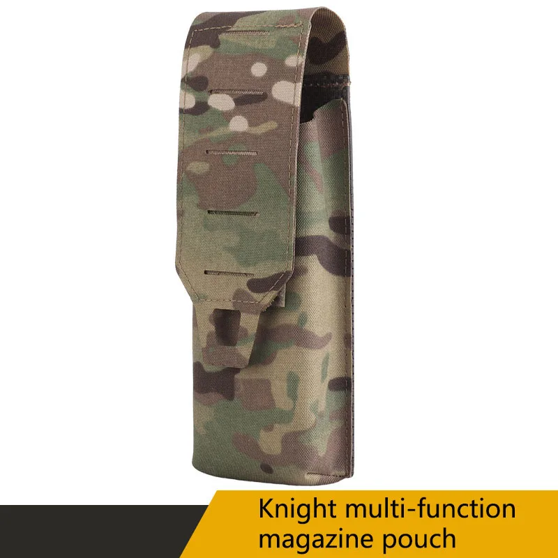 

Камуфляжная сумка Knight-Multi-Function Magazine Pouch, система MOLLE для лазерной резки, адаптация к различным Molle, тактическое снаряжение