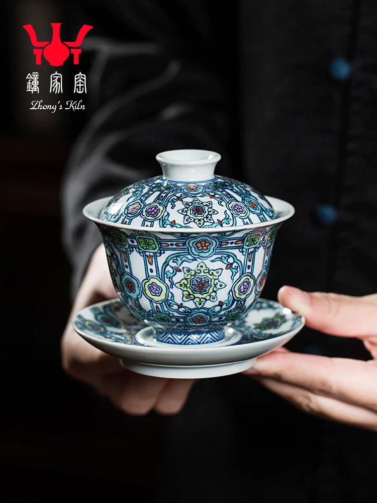 Zhongjia санкai Gaiwan античный