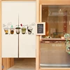 Milk Tea Restaurant Kitchen Partition Half Curtain Dining Room Soda Shop Entrance Door Cover Blocking Opaque Curtain Custom logo 1