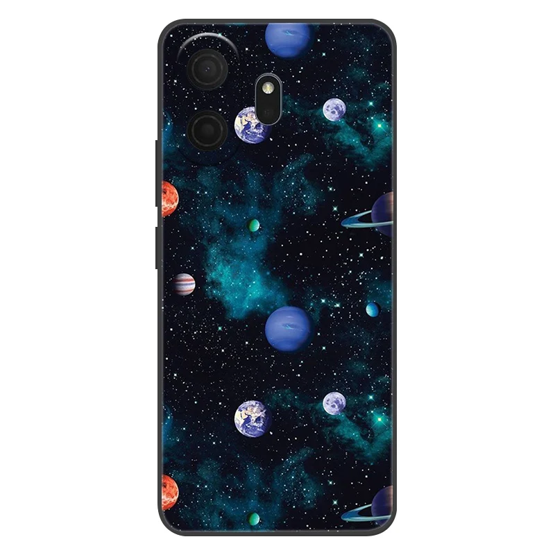Luxury Silicone Space Painted Soft Bumper Phone Cover TPU