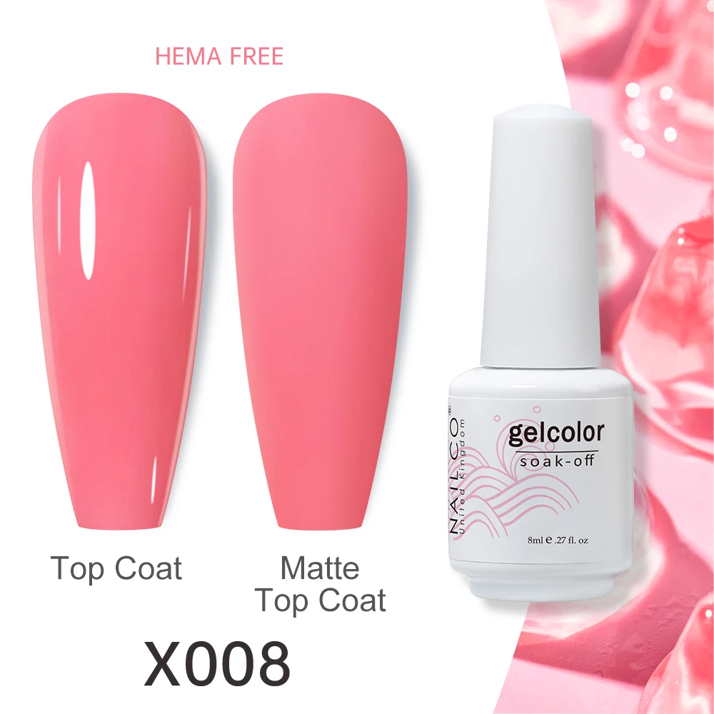 Vishine 6er Set Gel Nagellack Orange – Semipermanent, UV/LED-härtend, Je 8 Ml
