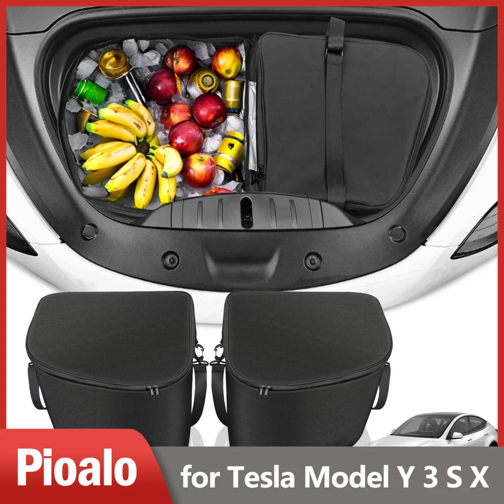 

For Tesla Model Y 3 Frunk Cooler Organizer, Insulation Cooler Bag Front Trunk Storage Organizers Food storage bags Waterprrof