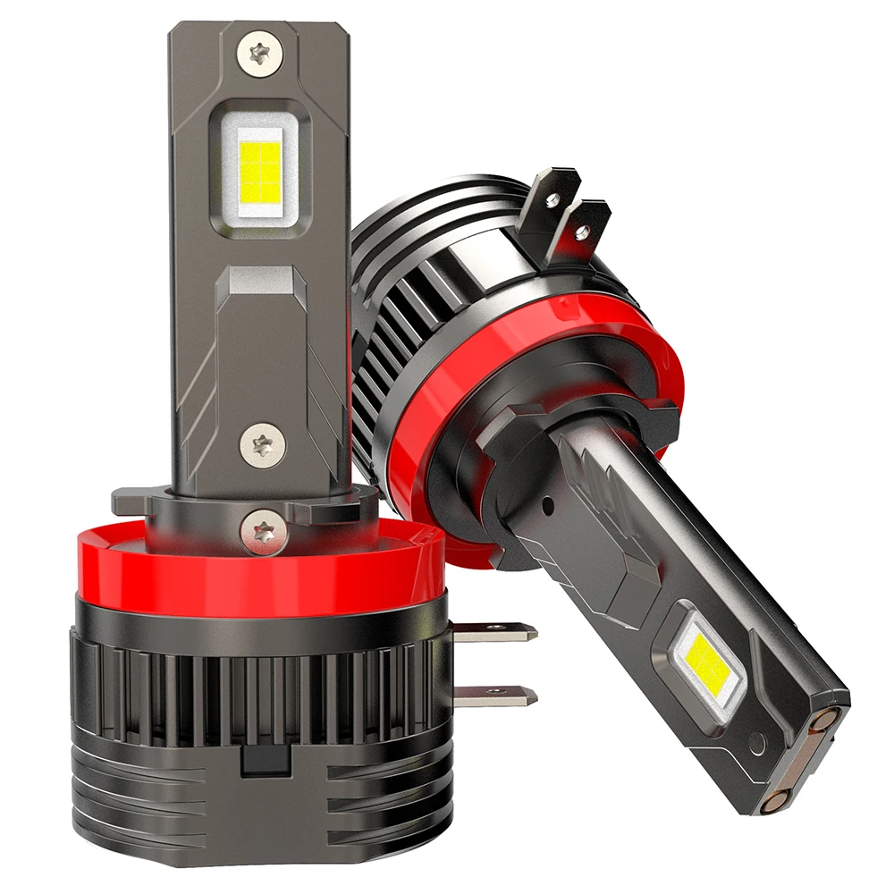 2x H11B LED 전구, 고성능 냉각 팬 안개등 플러그 앤 플레이 안개 전구, 자동차, 트럭, 오프로드 차량과 호환 가능12V