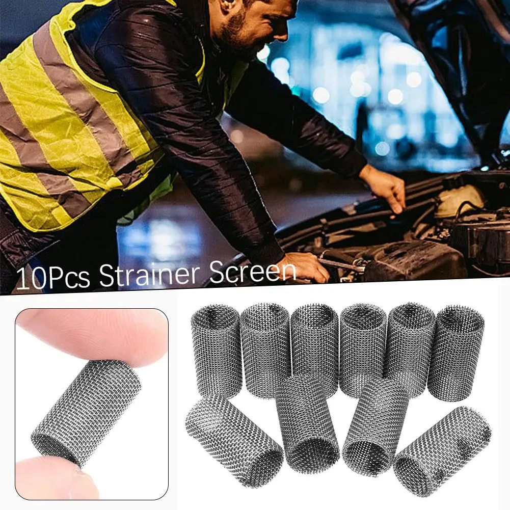 

10Pcs 310s Stainless Steel Strainer Screen For Diesel Air Parking Heater Car Glow Plug Burner 3-Layers Filter Mesh R8S2
