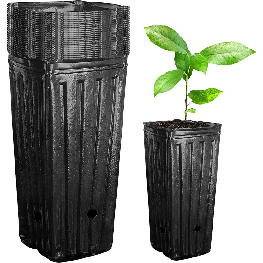 Plant Nursery Pot Planting Basin Tall Tree Pots Gardening Supplies