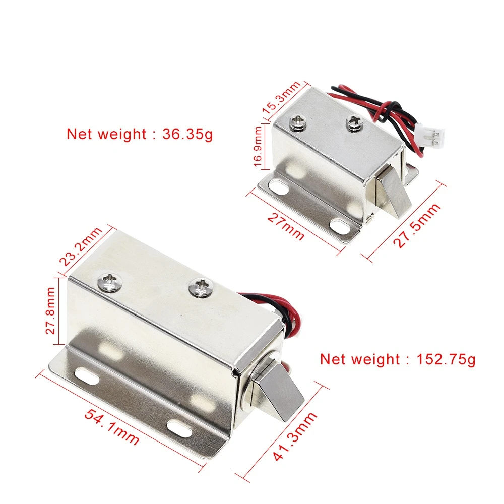 Compact Electromagnetic Lock for Storage Cabinets and Drawers