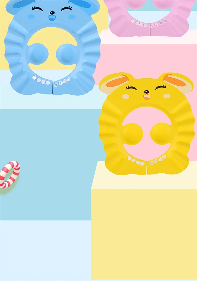 Baby Shower Soft Cap Adjustable Hair Wash Hat