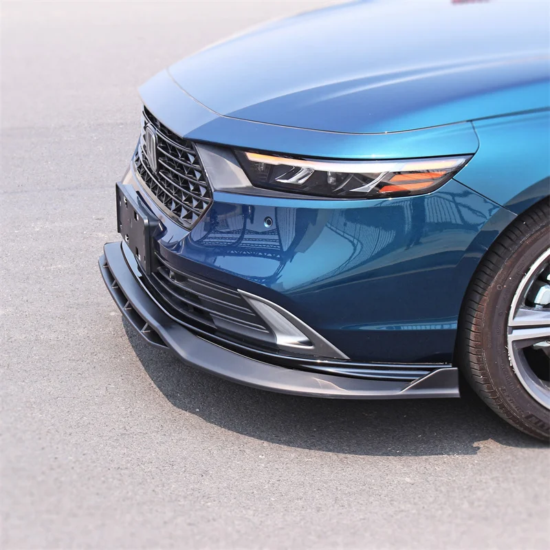 

Передний разделитель для губ из АБС-пластика диффузор 2023 год Honda Accord противоударный глянцевый черный комплект аксессуаров для корпуса