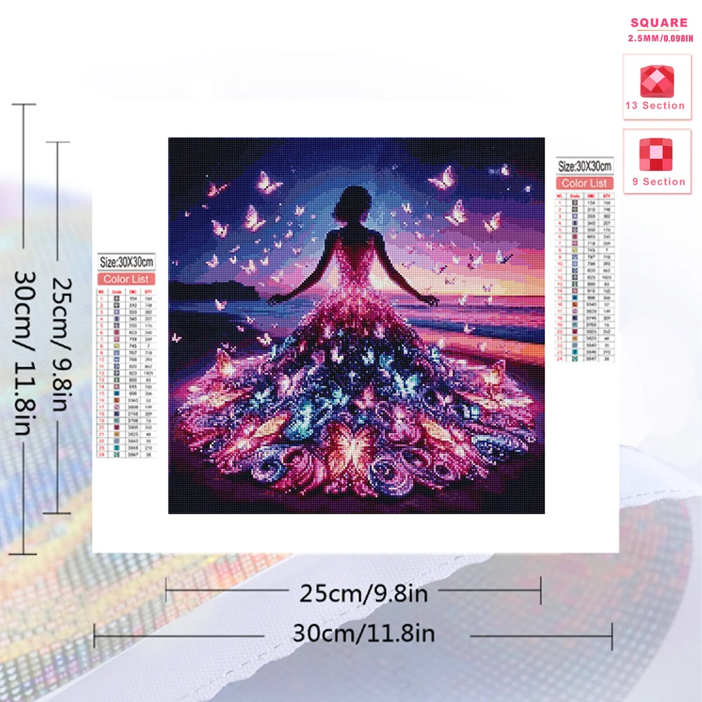 5D Woman Portrait Diamond Painting 2