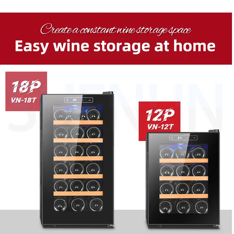 8 Red Wines Cabinets Electric Wine Refrigerators Constant Temperature Wine Cabinets Red Wine Coolers Tea Refrigerated Cabinets 5