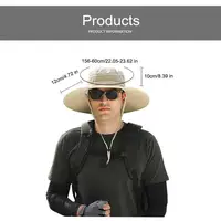 For Outdoor Camping Fishing Hiking Sunscreen Fisherman Hat Solar Fan Cap Portable Solar Charging Cap with Fan Suitable - Image 6