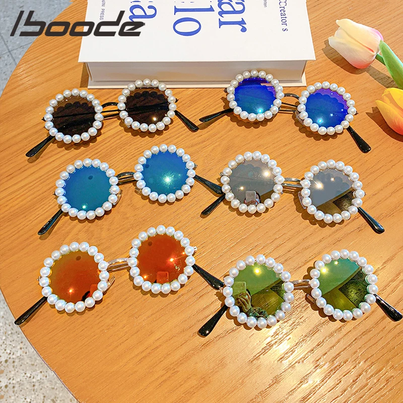 Retro Kids Sunglasses Round Goggle Candy Color Lens for Boys Girls Child