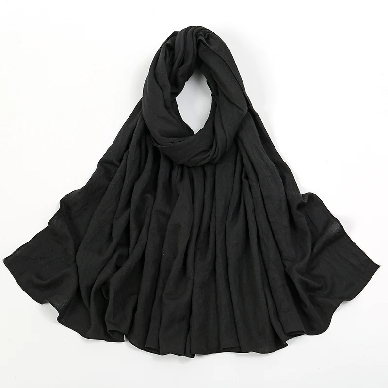 GUMEI Donne Cotone Musulmano Mini Hijab Testa Sciarpa Tinta Unita Copertura Completa Cappellino Interno Islamico Arabo Wrap Scialle Turbante Cappello Cappelli - Foto 7