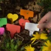20PCS Plant Markers Plastic Waterproof Labels Stakes 59*98MM Garden Bonsai Succulent Seeding Thick Tag Sign on Soil Paint Sticks 4