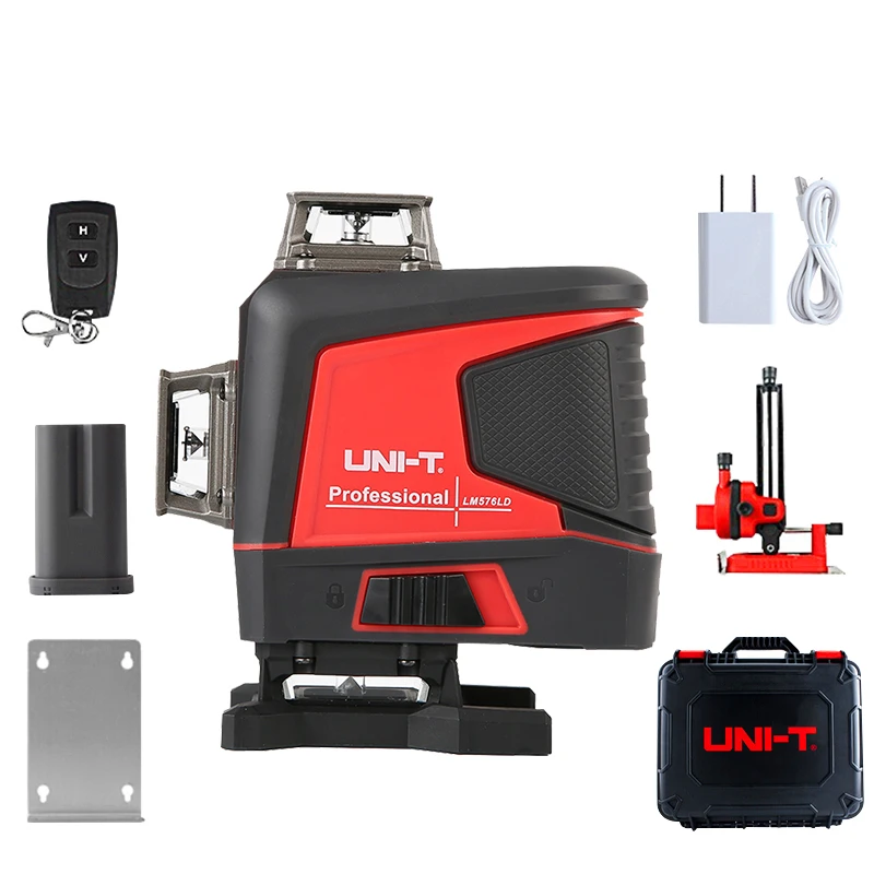 Unit 16 Lines Laser Level 3d 360 Horizontal Vertical Selfleveling
