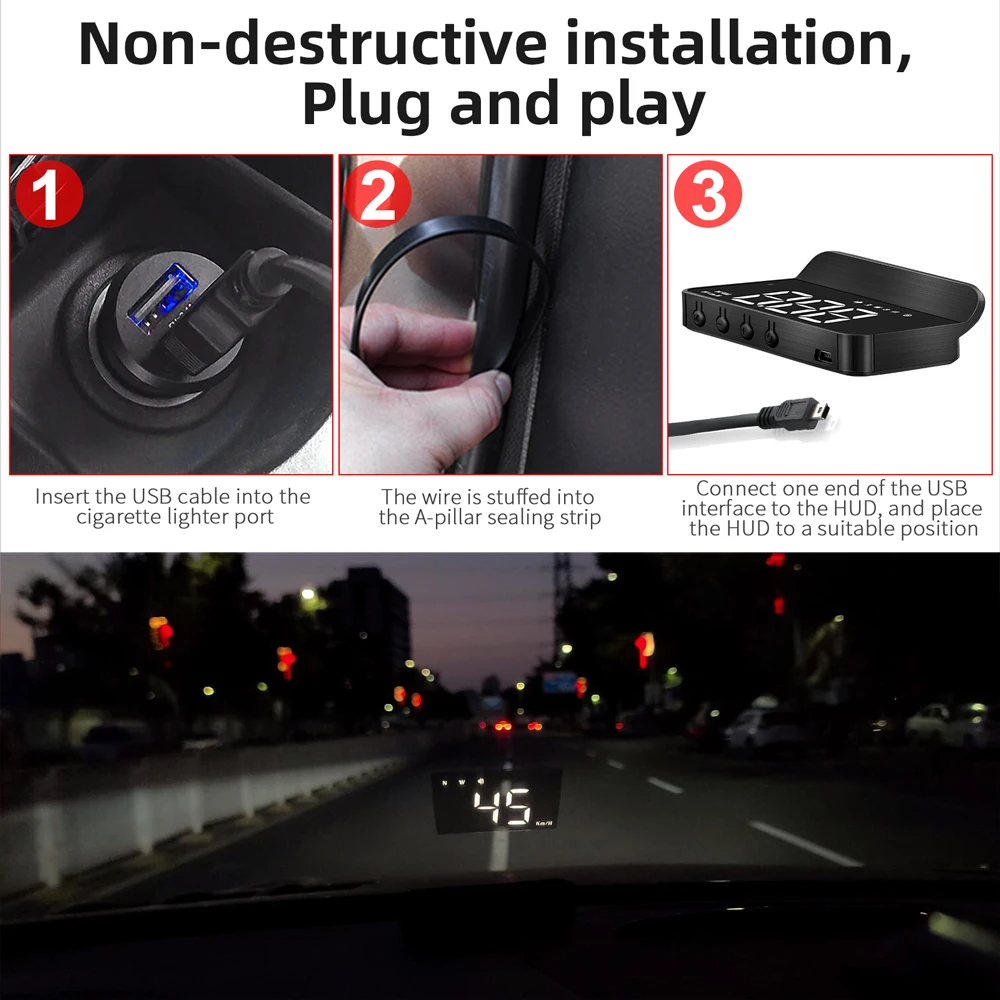 M3 ڵ GPS/OBD2  ÷, ڵ  HUD  ÷,  ڵ ӵ,   ׼
