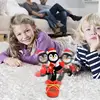 Dancing Christmas Reindeer Toy Christmas Dancing Musical Toy Cute Reindeer Penguin Gingerbread Man Snowman Shape Early Gift 5