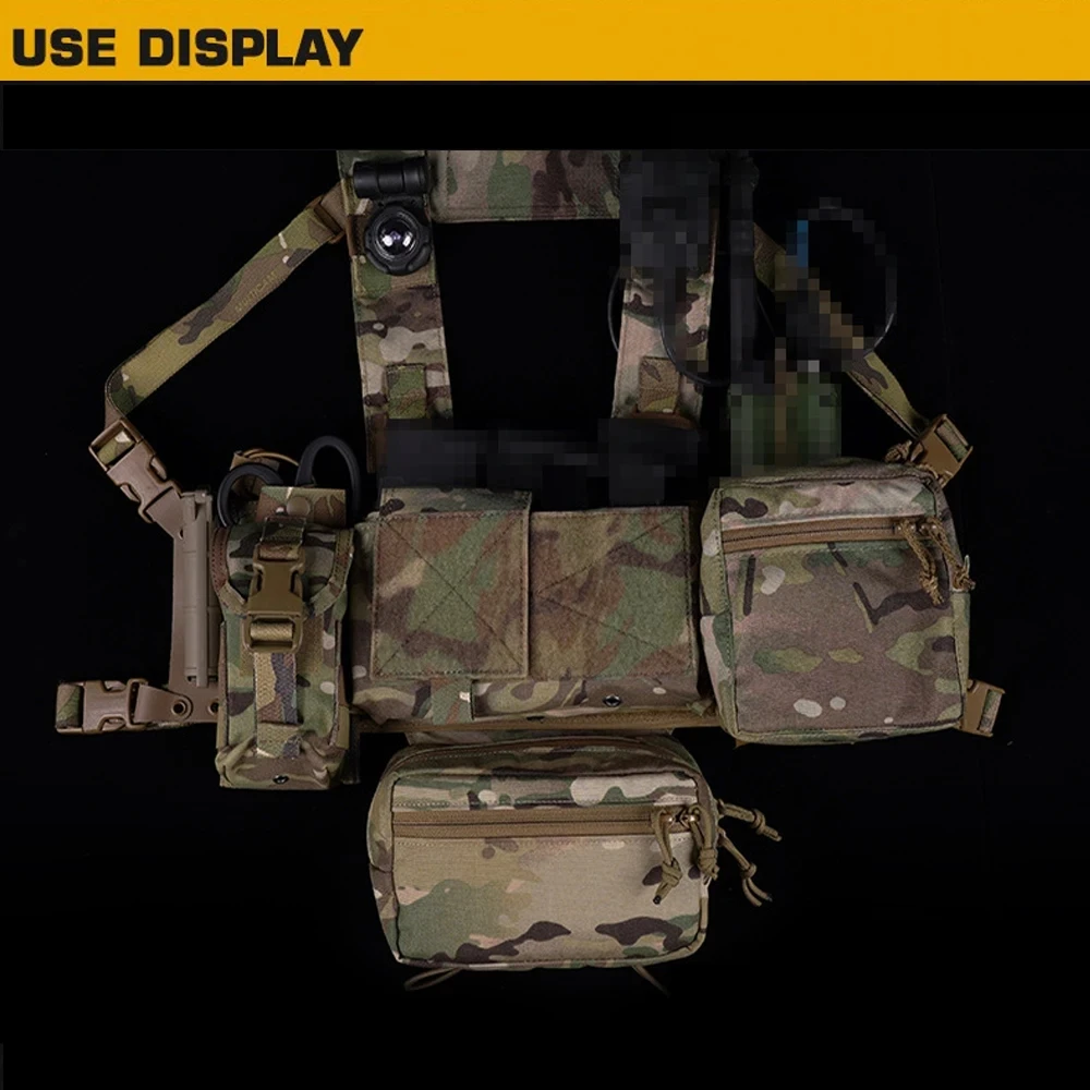 VULPO Tactical Medical First Aid Kit IFAK Pouch MOLLE Rapid Deployment Emergency Bag Outdoor Hunting Tool Bag 6