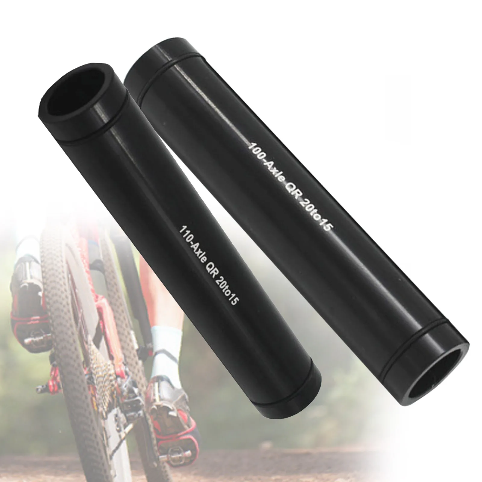 Adattatore Per Asse Passante Mountain Bike – Da 20mm A 15mm, In Alluminio, Per Forcelle 100/110mm, Nero