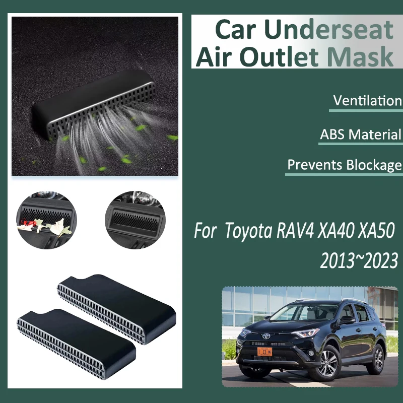 

Car Air Outlet Covers For Toyota RAV4 XA40 XA50 2013~2023 Suzuki Across Auto Conditioner Vent Protection Under Seats Accessories