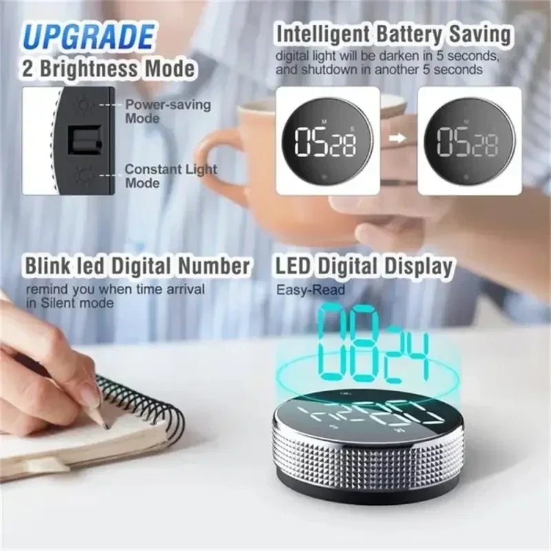 Super mini LCD digital display kitchen timer countdown alarm magnet clock sleep stopwatch kitchen timer