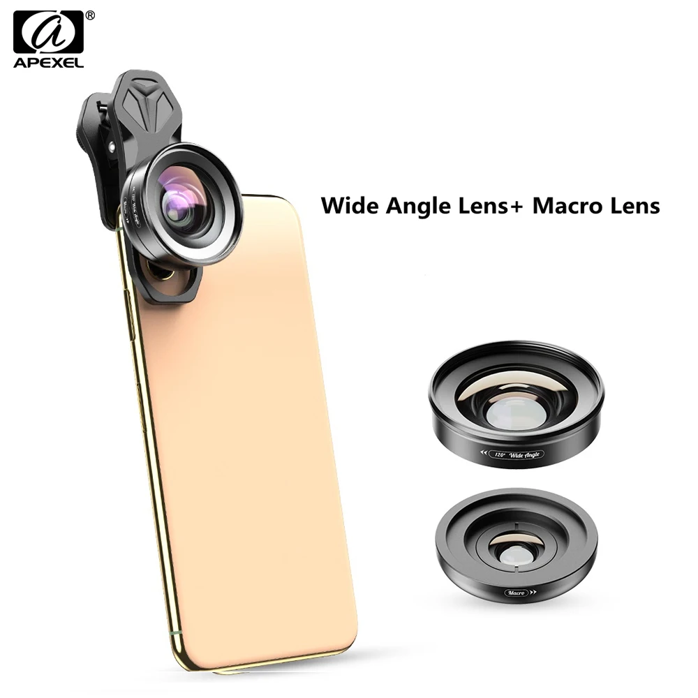 Wide Angle Lens Mobile Phone Macro Lens Wide Mobile Phone Apexel Macro Lens Mobile Mobile