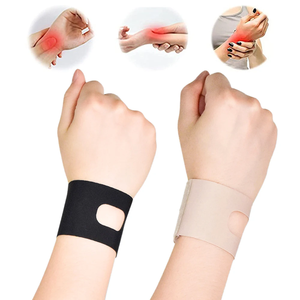 1PC Adjustable Wrist Brace for Carpal Tunnel TFCC Tears, Ultra Slim Wrist Compression Strap Wrist Support for Wrist Pain Relief