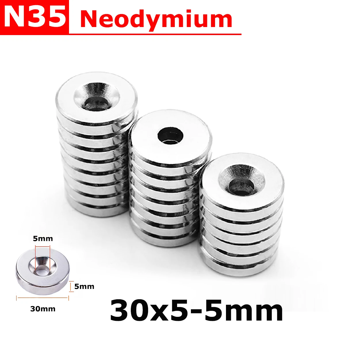 https://ae01.alicdn.com/kf/Sada66c7ad15f4afab600c83209ab3ef0E/30x5-5mm-Neodymium-Magnet-30mm-x-5mm-Hole-5mm-N35-NdFeB-Round-Super-Powerful-Strong-Permanent.jpg