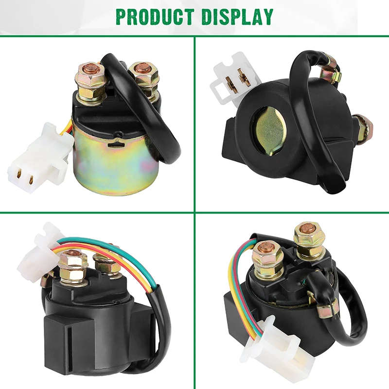 야마하 그리즐리 YFM 600 코디악 400 워리어 350 250 225 200 125 100 80 랩터 50 YFA125 YFB250 YTM225 용 오토바이 스타터 릴레이