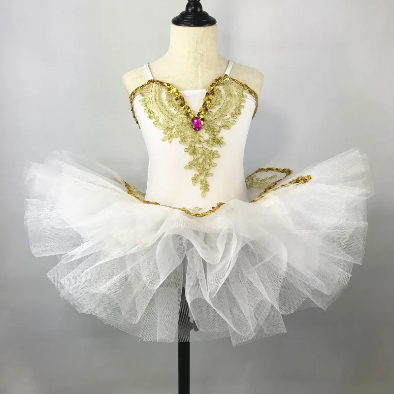 

Professional White Swan Lake Ballet Tutu Costume Girls Children Ballerina Dress Kids Ballet Dress Tutu Ballet Dance Dress