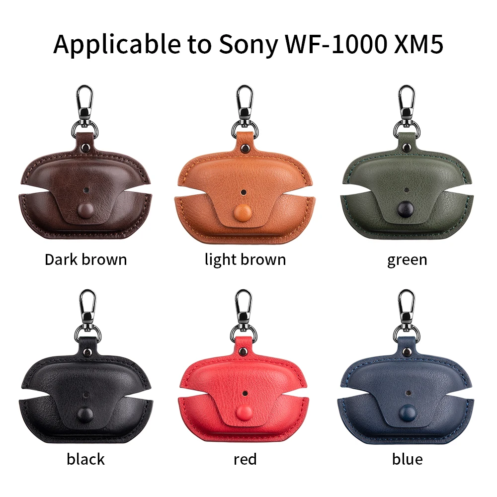 Custodia Morbida Per Auricolari In Pelle Pu Per Sony Wf 1000 Xm4 Xm5 Custodia Protettiva Per Sony 1000 Xm4 1000 Xm5 Funda Coques
