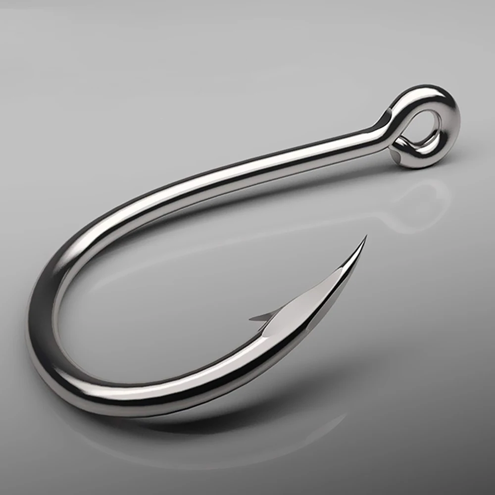 

50pcs Fishing Hooks Set Barbed Single Circle Carp Hook High Carbon Steel Single Circle Sea Fishinhook Fly Fishing Accessories