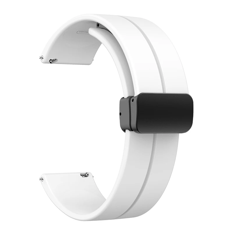Magnetic Buckle Silicone Strap Replacement Wristband