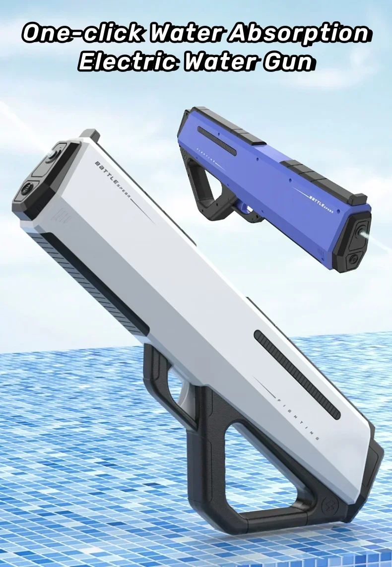 Electric Automatic Water Gun Continuous Firing Summer Pool Toy_voghion.com