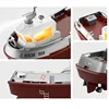 Rc Boat DIY Water Mini Tugboat Double Paddle Power High Brightness Lighting  Remote Control Boat Toy Summer Gift for Children 6