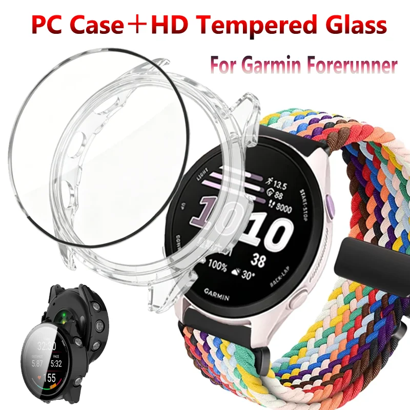 Premium HD Tempered Glass and PC Protective Case Cover