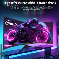 Игровой монитор Gawfolk Curved, 34-дюймовый UWQHD 3440x1440P, сверхширокий экран ПК 1500R, 165 Гц, изогнутый компьютерный экран, панель экрана VA — изображение 5