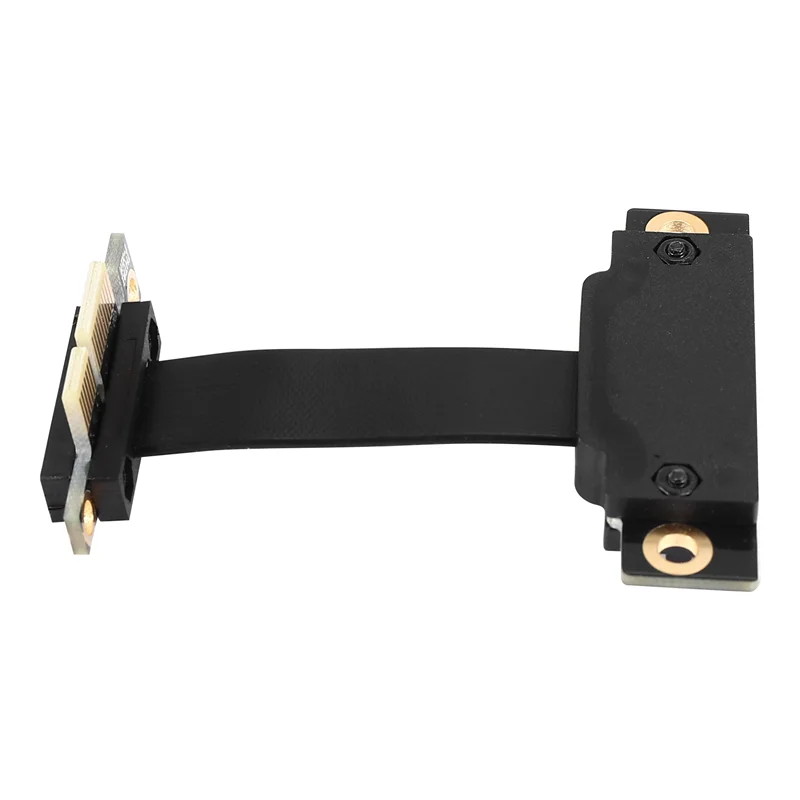 CJSD-2X PCIE X1 라이저 케이블 듀얼 90도 직각 PCIe 3.0 X1 - X1 연장 케이블 8Gbps PCI Express 1X 라이저 카드
