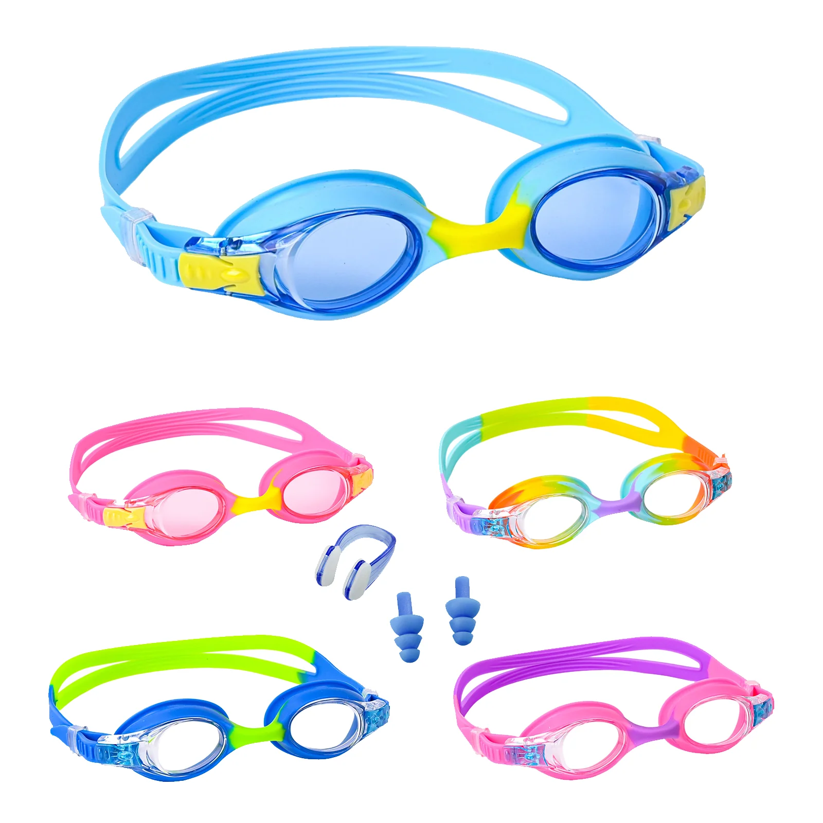 Lunettes de natation enfants durables HD anti-buée pour protection oculaire optimale