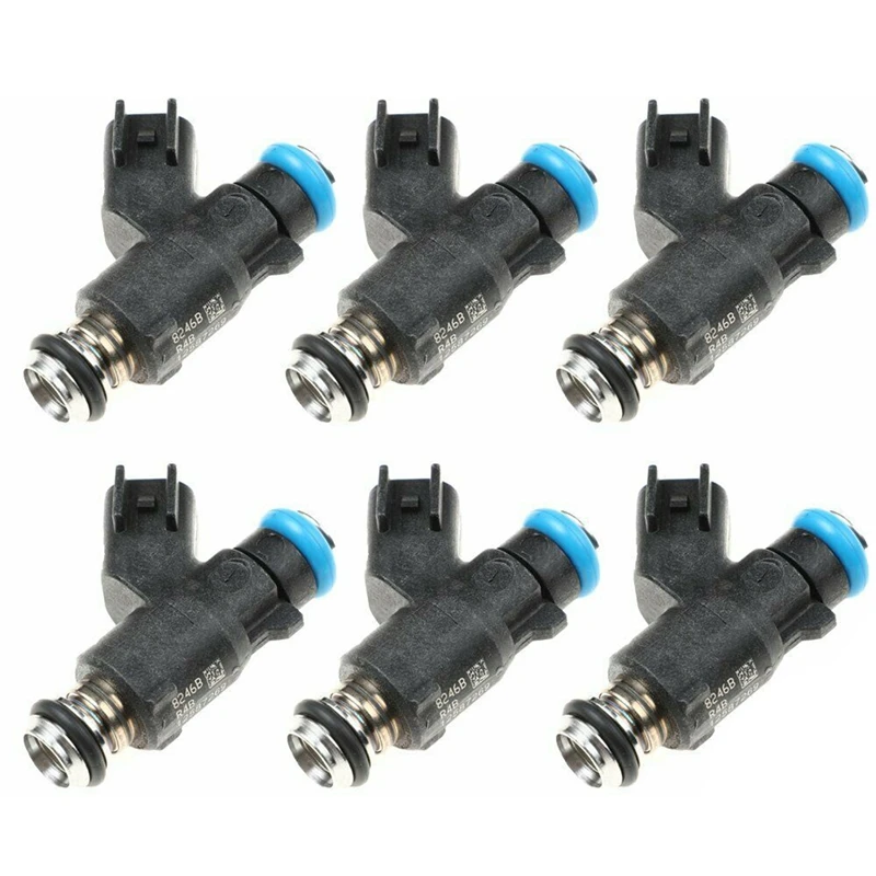 

6PCS Fuel Injector Nozzle 12587269 Fits For GM Chevrolet & GMC 2009 -2010 6.0L New