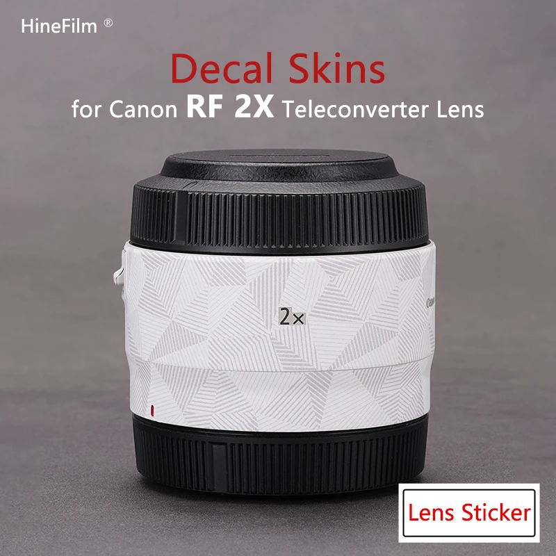 Per Canon Rf 2X Teleconverter Lens Sticker Coat Wrap Rf2X Lens Deal Skin Pellicola Protettiva Per Il Corpo Skin Protector