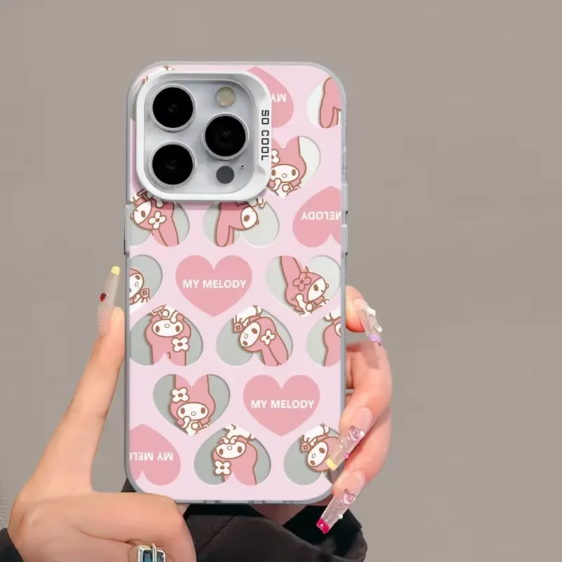 【iPhone16ProMax】 My Melody & Kuromi Case Case For Iphone 16e 16 Pro Max 11 12 13 14 15 Pro Max 16 15