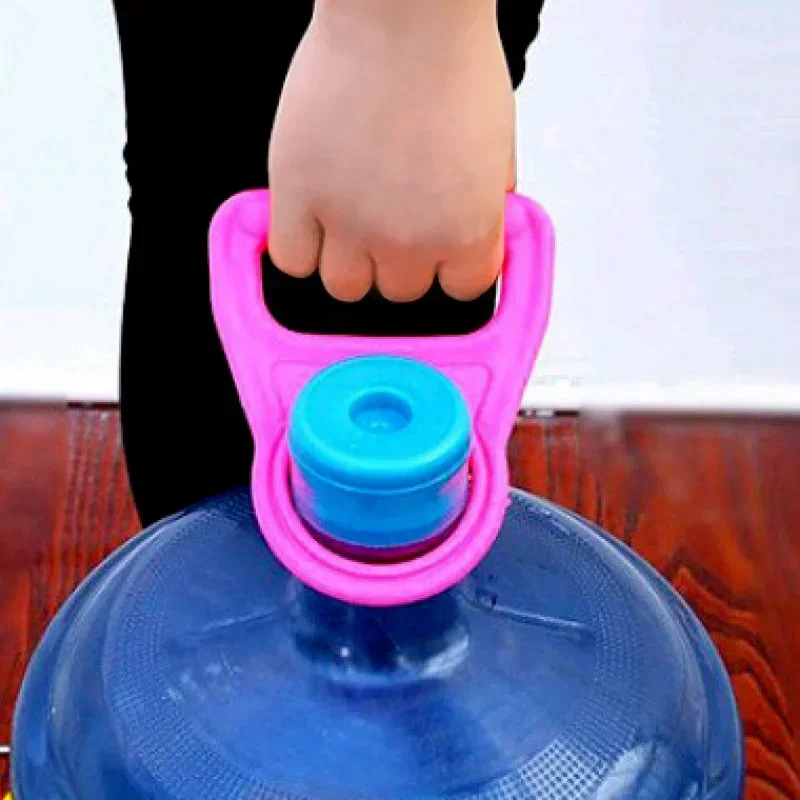 Plastic Barreled Water Bucket Carrying Handle Portable Home Thickened Anti-slip Buckets Tool