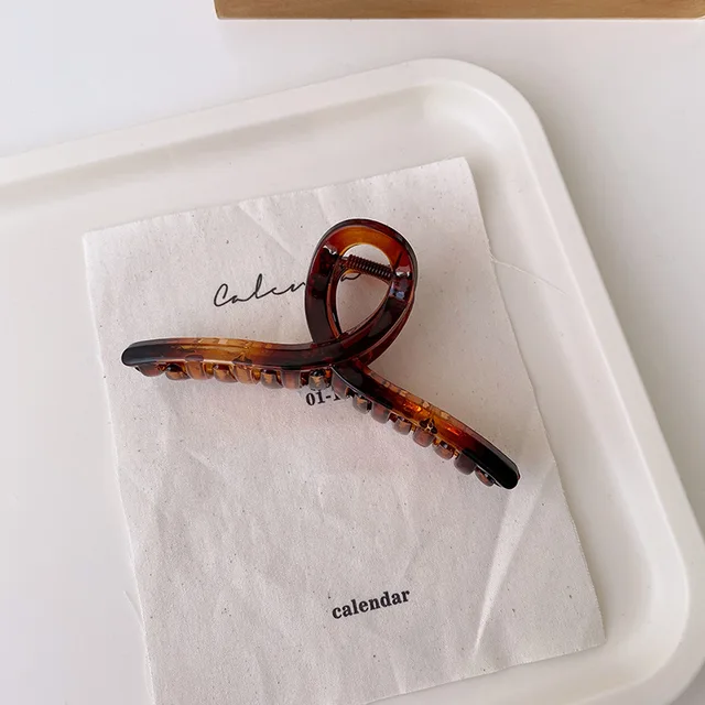 Vintage Cross Hair Clip Large Barrette Crab Hair Claws Bath Clip Ponytail Clip for Women Girls Claw Clip Hair Accessories A3