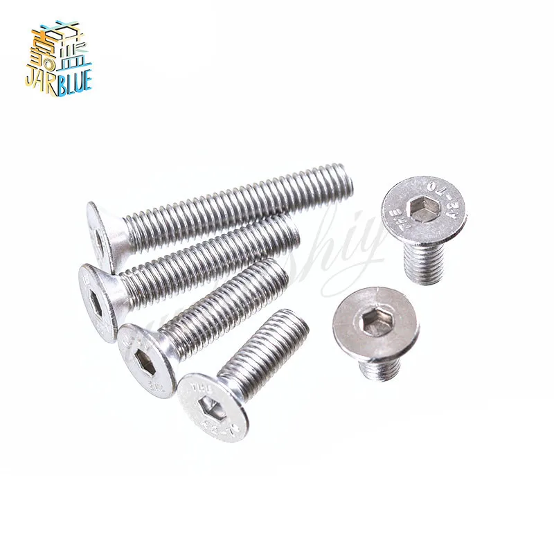 M10-1.5 X 35mm Flat Head Hex Socket Cap Screws Bolts, 304 Stainless...