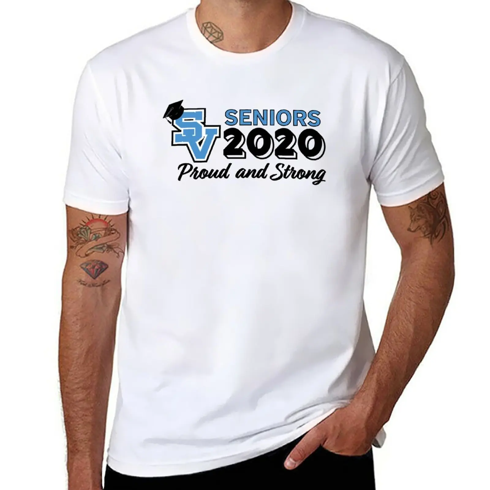 

SV Seniors 2020 Proud and Strong T-Shirt animal prinfor boys cute clothes hippie clothes vintage clothes mens tall t shirts