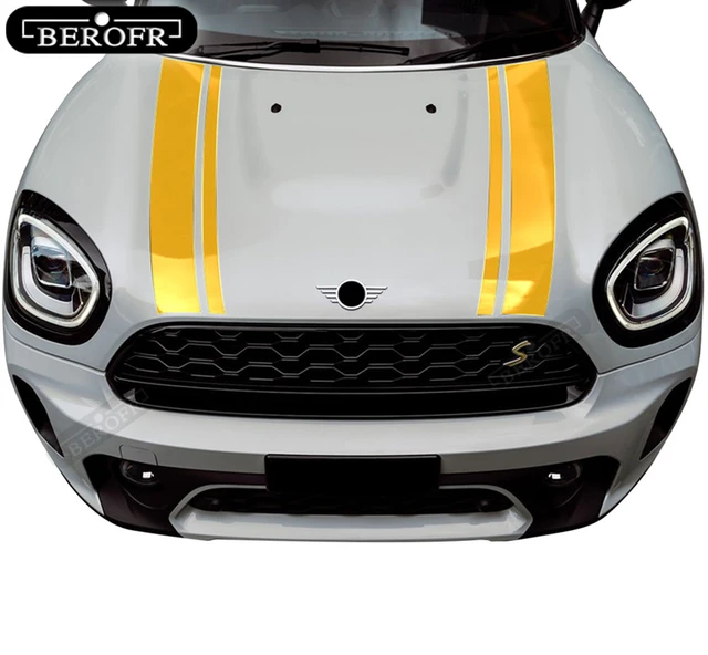 Auto Styling Motorhaube Streifen Haube Stamm Motor Abdeckung Hinten Kit  Aufkleber Aufkleber für MINI Cooper SE