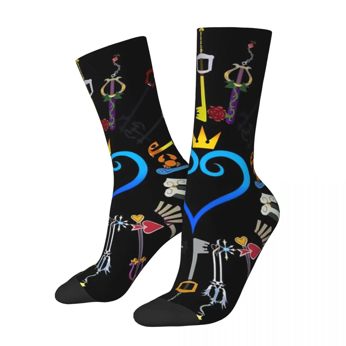 Kingdom Hearts Keyblades Adult Socks 3D Print Unisex Socks Men Socks Women Socks