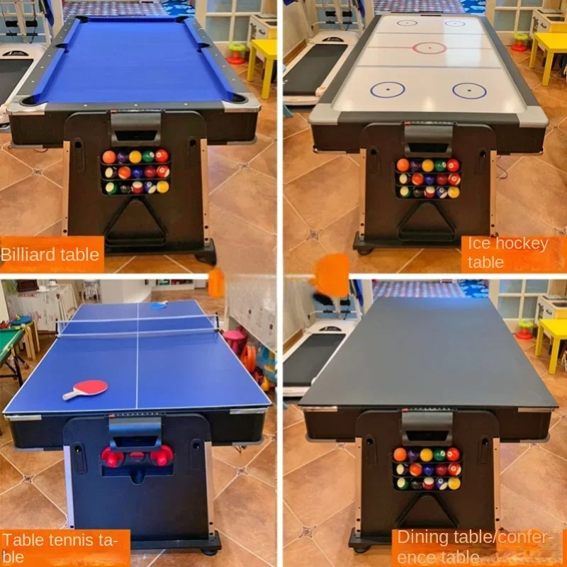 

Бытовой стандартный настольный 4-в-1 для хоккея с шайбой, многофункциональный настольный теннис